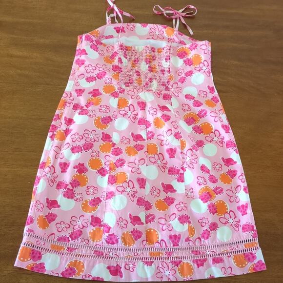 Lilly Pulitzer Ladybug  pink Sundress Dress size 12 NEW no tags - Picture 7 of 11